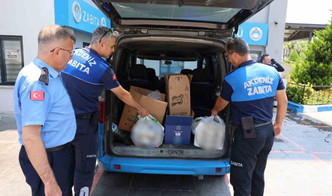 Mersin’in Akdeniz ilçesinde yer alan bir zincir market, zabıta ekipleri