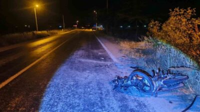 Afyonkarahisar’da meydana gelen trafik kazasında otomobil ile motosiklet çarpıştı. Kazada