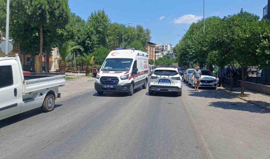Aydın’ın Efeler ilçesinde meydana gelen trafik kazasında, bir motosiklet ile