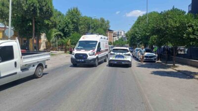 Aydın’ın Efeler ilçesinde meydana gelen trafik kazasında, bir motosiklet ile
