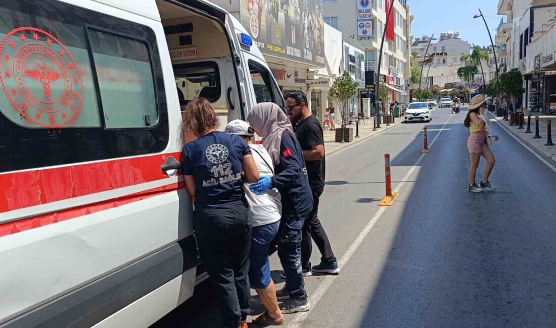 Manavgat ilçesinde meydana gelen bir olayda, motosikletin çarptığı yayadan sonra