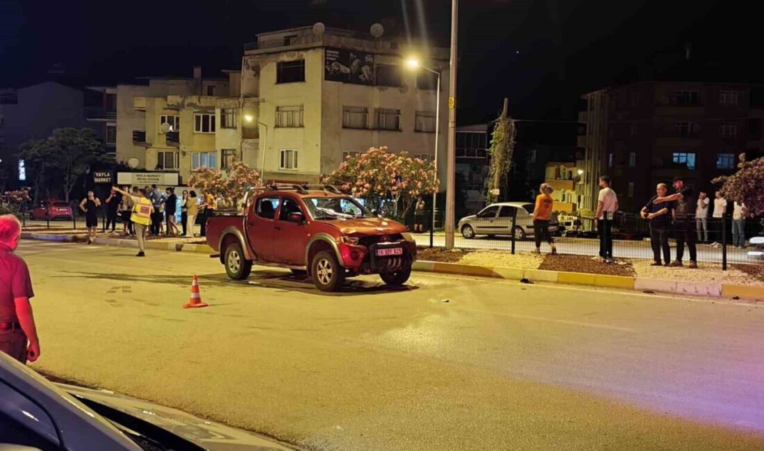 Bilecik’te, dün gece Osmaneli ilçesinin Ankara Caddesi’nde meydana gelen trafik
