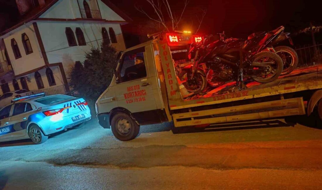 Mudurnu ilçesinde yaşayan vatandaşların şikayetleri üzerine harekete geçen polis ekipleri,