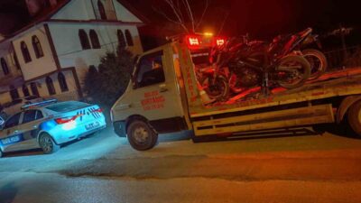 Mudurnu ilçesinde yaşayan vatandaşların şikayetleri üzerine harekete geçen polis ekipleri,