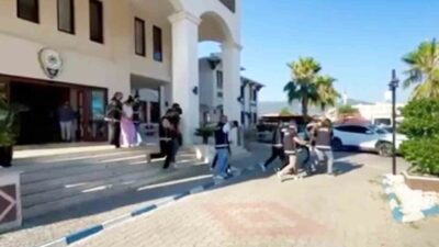 Fethiye ilçesinde gerçekleştirilen eş zamanlı operasyonda yasa dışı bahis ve