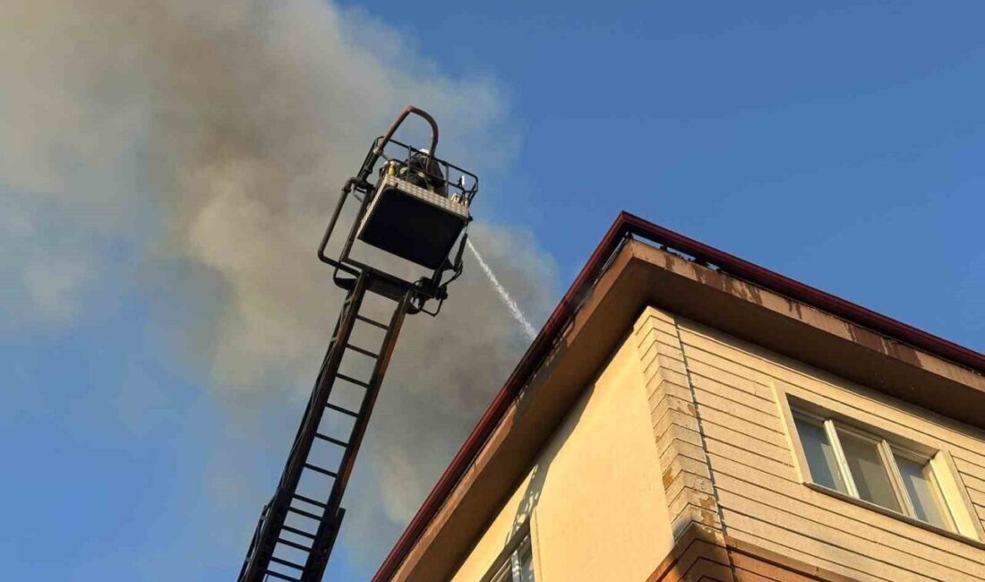 Tekirdağ’ın Muratlı ilçesinde bir binanın çatı katında gerçekleşen yangın, vatandaşlarda