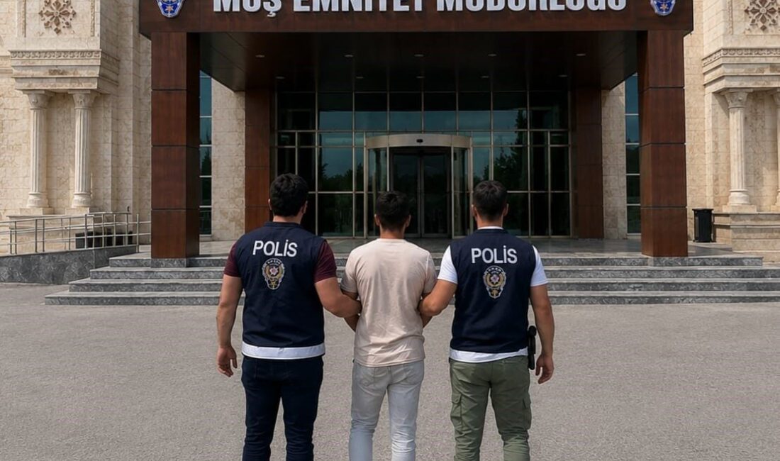 Muş Emniyet Müdürlüğü Asayiş Şube Müdürlüğü ekipleri, aranan kişilerin yakalanmasına