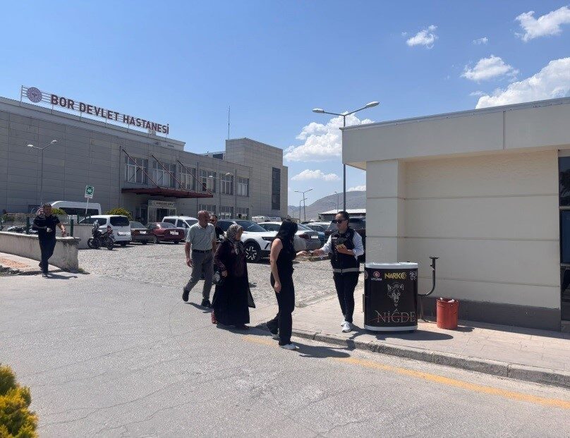 Niğde İl Emniyet Müdürlüğü Narkotik Suçlarla Mücadele Şube Müdürlüğü ekipleri,