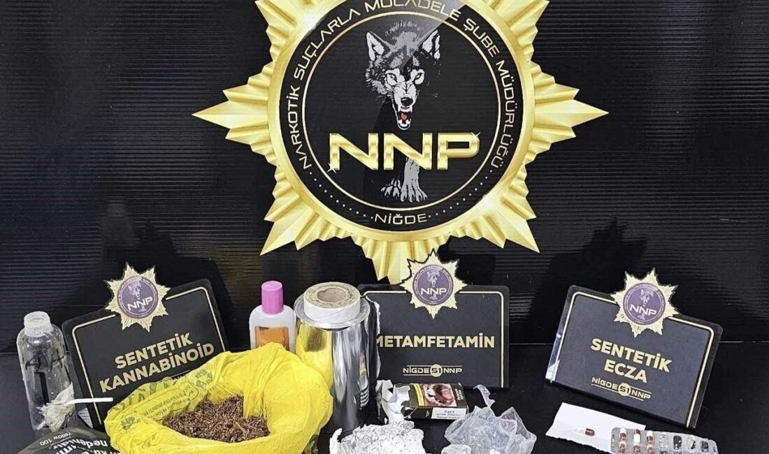 Niğde’de uyuşturucu ticareti yaptığı, bulundurduğu ve kullandığı iddia edilen şüphelilere