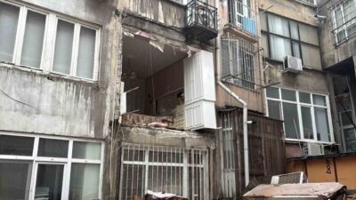 Nişantaşı’nda Bir Binanın Duvarında Çökme Meydana Geldi İstanbul’un şık semtlerinden