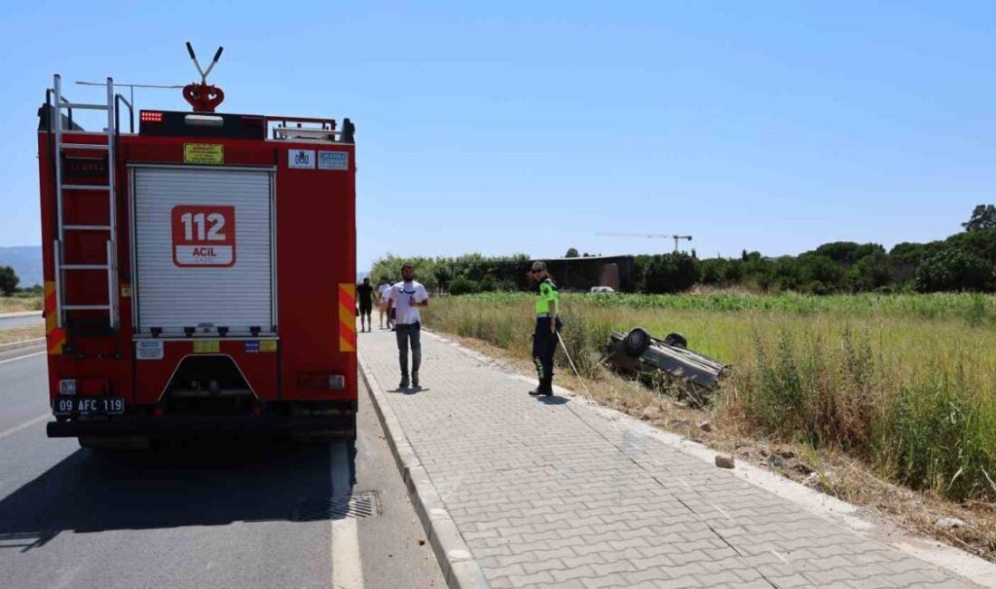 Aydın’ın Efeler ilçesinde bir baba, oğlunu Aydın Şehir Hastanesi’ne yetiştirmeye