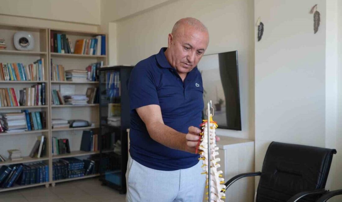 OMÜ tarafından yürütülen bir proje kapsamında, omurga eğriliklerinin tespit edilmesine