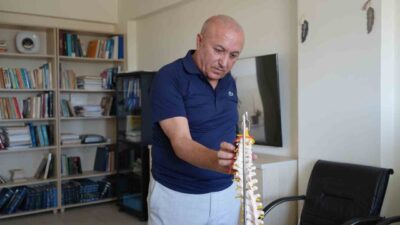 OMÜ tarafından yürütülen bir proje kapsamında, omurga eğriliklerinin tespit edilmesine