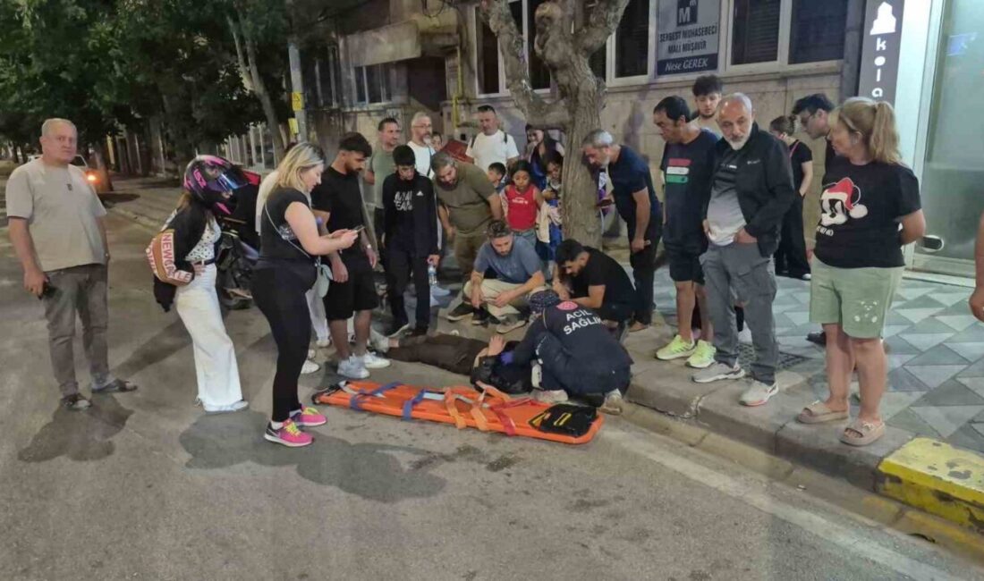 Eskişehir’de, dün akşam saatlerinde meydana gelen bir olayda, motosiklet sürücüsü