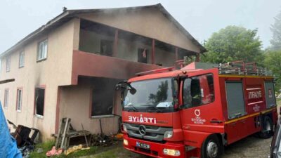 Ordu’nun Ulubey ilçesinde bulunan 2 katlı bir evde meydana gelen