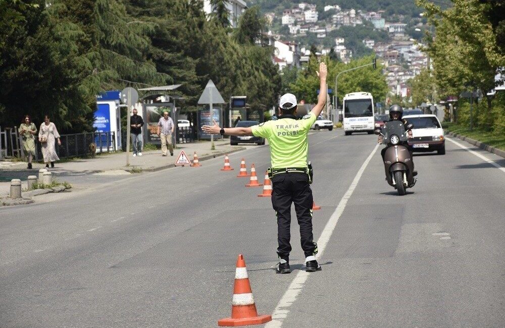 Ordu ilinde son bir haçta trafik ekipleri tarafından gerçekleştirilen denetimlerde