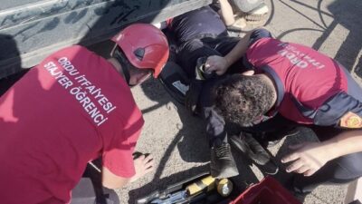 Ünye ilçesinde, Fevzi Çakmak Mahallesi Söğütlü Sokak’ta park halindeki bir