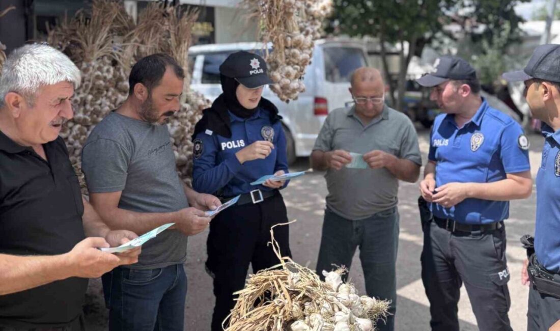 Çamaş ilçesindeki polis ekipleri, son zamanlarda artan dolandırıcılık vakalarına karşı