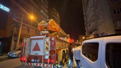 Osmaniye ilinde bulunan bir apartmanın 6. katındaki balkonda yakılan mangaldan