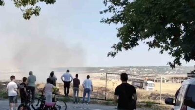 Eskişehir’de, Emek Mahallesi Oktay Rıfat Caddesi üzerinde bulunan otluk alanda