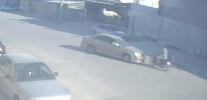 Bursa’nın İnegöl ilçesinde meydana gelen trafik kazasında bir otomobil ile