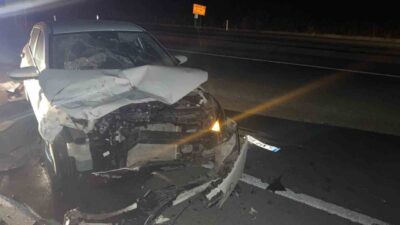 Bilecik’te dün gece meydana gelen trafik kazasında bir kişi yaralandı.