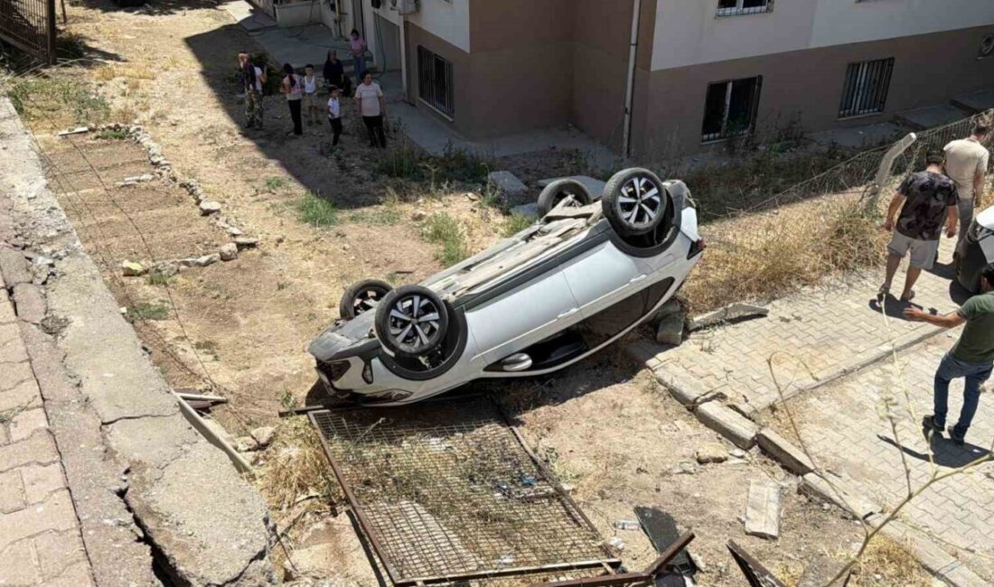 Adıyaman ilinde meydana gelen bir trafik kazasında, bir otomobil kontrolden