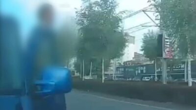 Kayseri’de, polis ekipleri tarafından yapılan çalışmalar sonucunda, panelvan aracıyla önünde