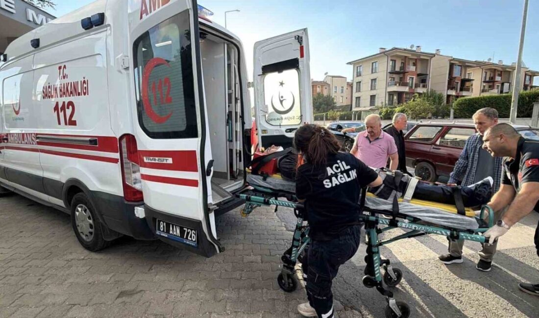 Düzce’de, Memur-Sen Evleri bölgesinde seyir halinde olan elektrikli bisiklet sürücüsü