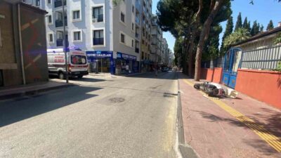 Aydın’ın Efeler ilçesinde, motosiklet ile otomobilin çarpışması sonucu meydana gelen