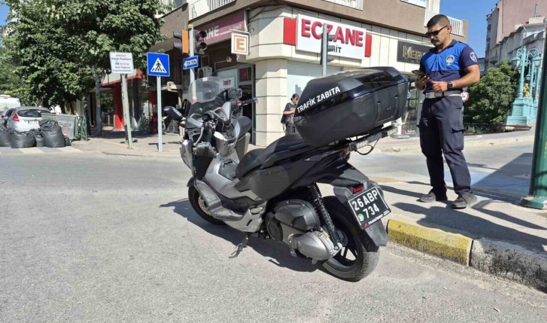 Eskişehir’in Odunpazarı ilçesinde meydana gelen bir olayda, bir motosikletli trafik