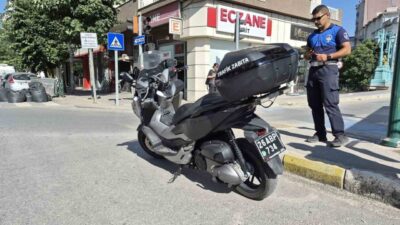 Eskişehir’in Odunpazarı ilçesinde meydana gelen bir olayda, bir motosikletli trafik