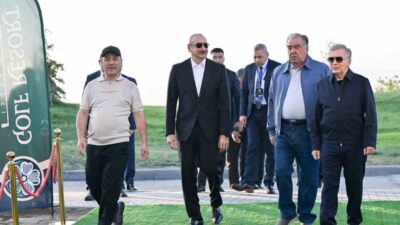 Kırgızistan Cumhurbaşkanı Sadır Caparov’un ev sahipliğinde gerçekleşen resmi ziyaret kapsamında