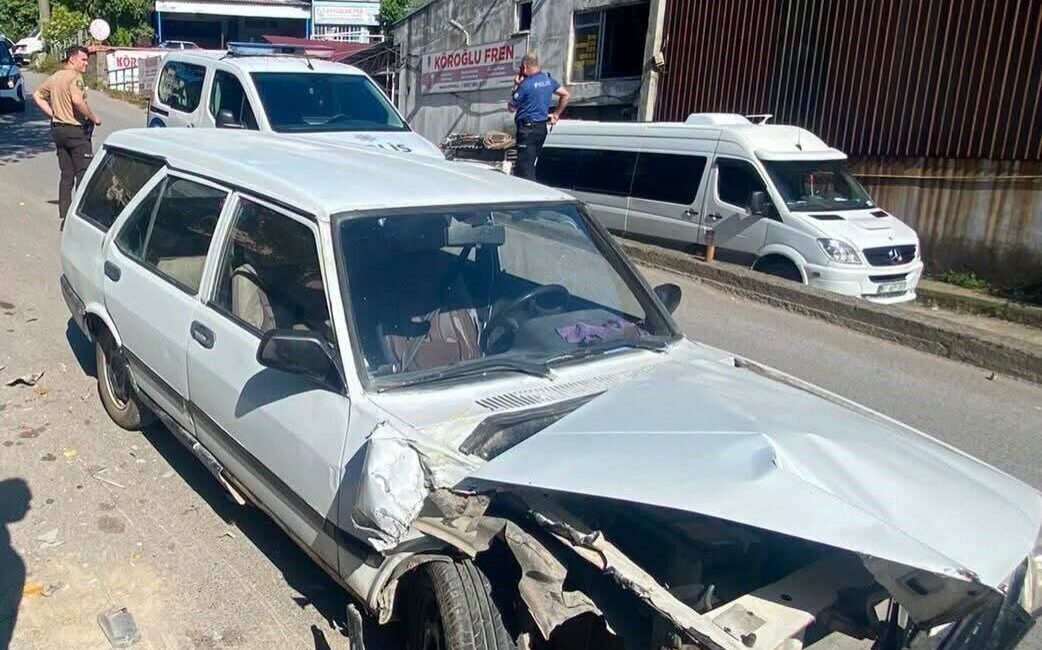 Alaplı ilçesinde Zonguldak’ta ilginç bir kaza meydana geldi. Sürücüsü olmayan