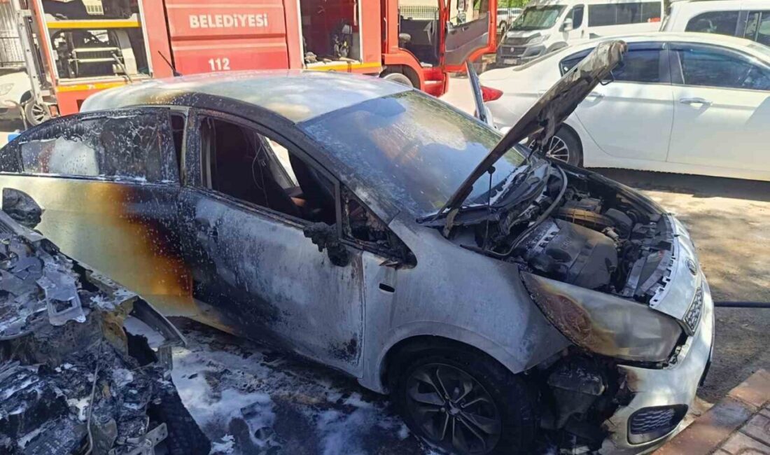 Siirt’te Yeni Mahalle Adil Yaşar Caddesi’nde park halinde bulunan bir
