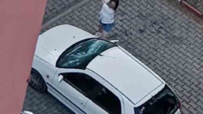 Karabük’te bir kadının, henüz kimliği tespit edilemeyen, park halindeki bir