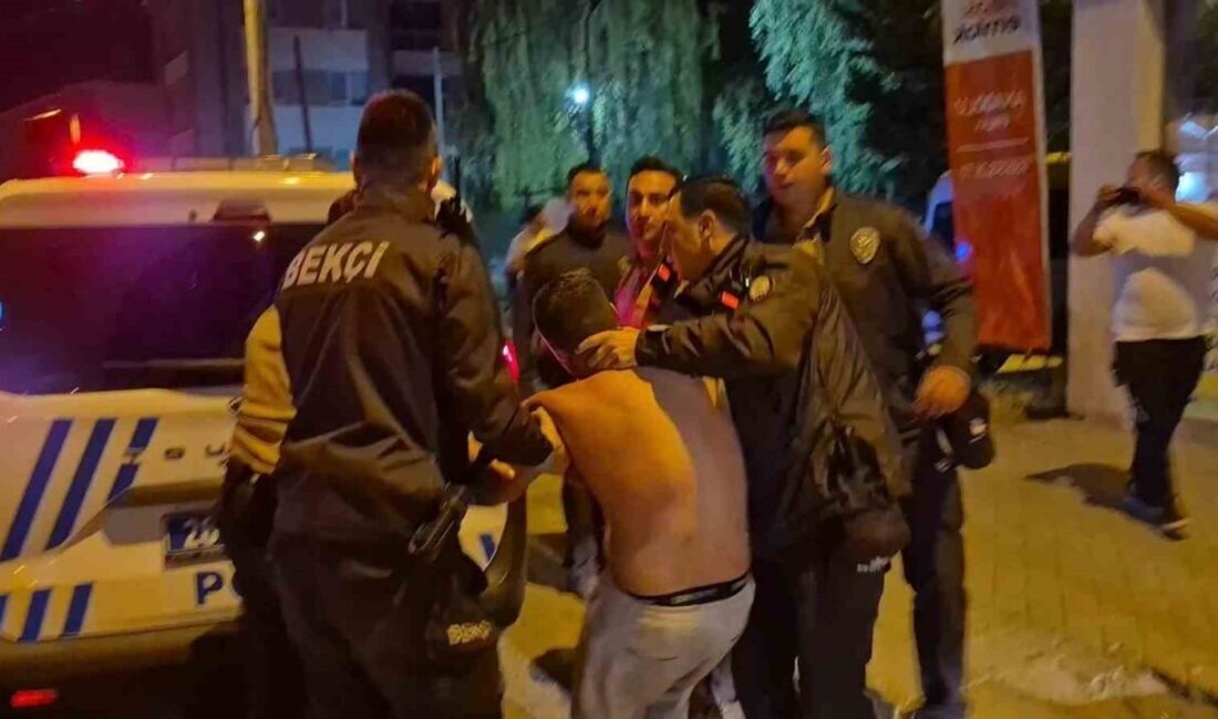 Eskişehir’de yaşanan olayda, alkollü bir sürücü polis ekiplerine direnince biber