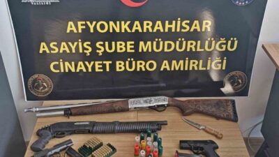 Afyonkarahisar İl Emniyet Müdürlüğü ekipleri son bir haftada gerçekleştirdikleri uygulama