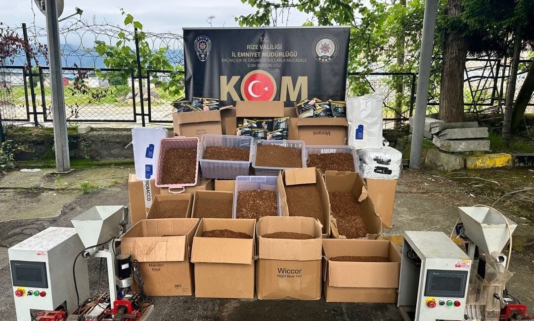 Rize Emniyet Müdürlüğü Kaçakçılık ve Organize Suçlarla Mücadele (KOM) Şube