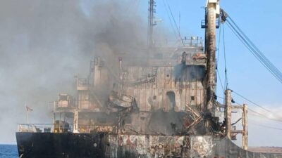 Ukrayna Başbakanı Sergii Koretskyi, Rus donanmasının Gine-Bissau bayraklı bir yük