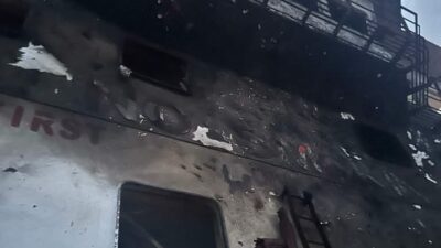 Rusya’nın Taganrog Limanı’nda gerçekleşen hava saldırısında zarar gören Türk bayraklı