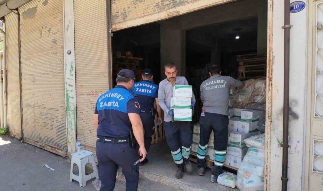 Şahinbey Belediyesi zabıta ekipleri, değiştirilmiş son kullanma tarihine sahip 600