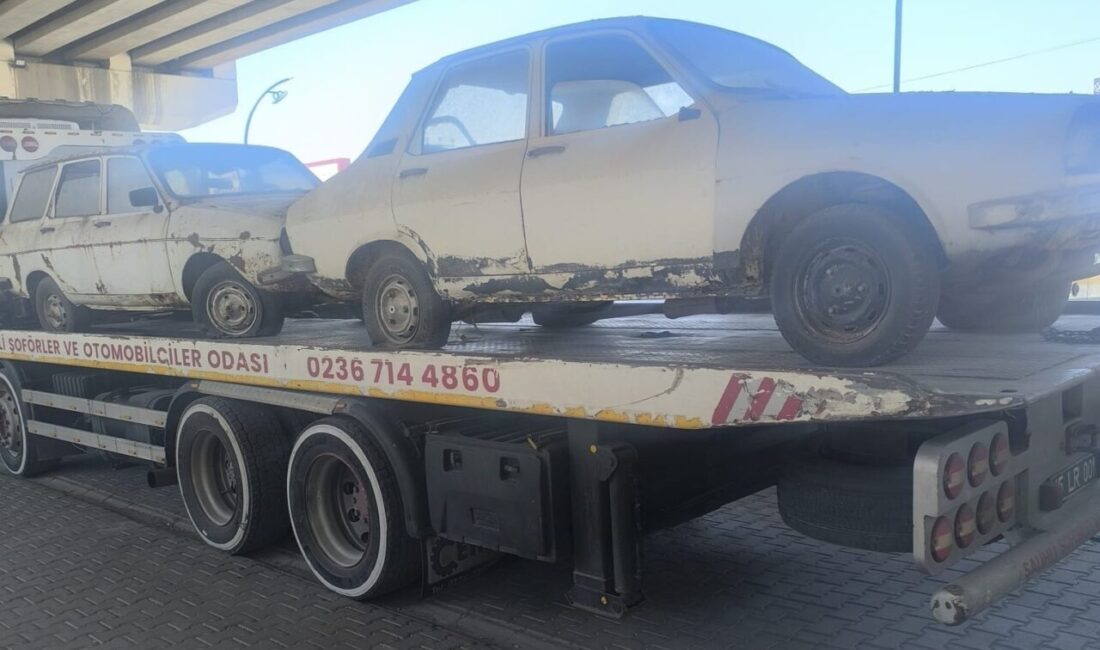 Salihli ilçesinde çevre kirliliğine yol açan hurda ve atıl araçlar