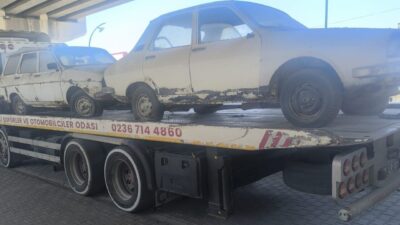 Salihli ilçesinde çevre kirliliğine yol açan hurda ve atıl araçlar