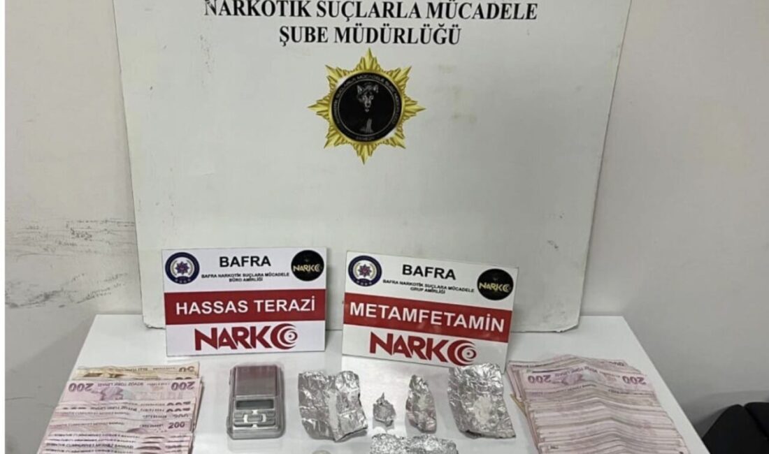 Samsun İl Emniyet Müdürlüğü Narkotik Suçlarla Mücadele Şube Müdürlüğü ekipleri,