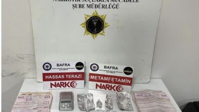 Samsun İl Emniyet Müdürlüğü Narkotik Suçlarla Mücadele Şube Müdürlüğü ekipleri,