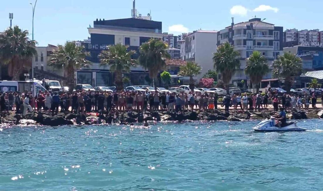 Atakum ilçesinde denize giren ve boğulma tehlikesi geçiren 45 yaşındaki