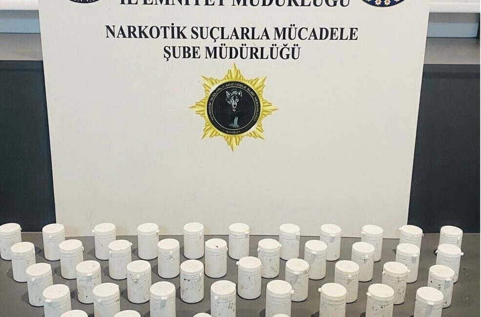 Samsun’da Narkotik ekipleri tarafından 4 ilçede düzenlenen uyuşturucu operasyonlarında çok