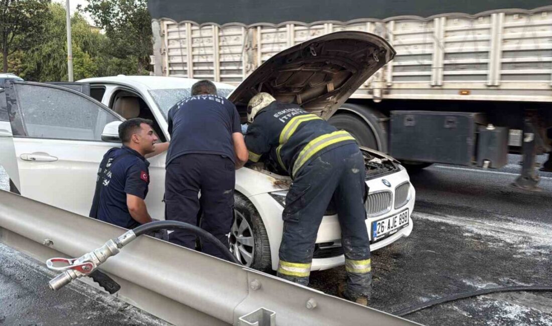 Eskişehir’de bir araç, sanayi bölgesinden ayrıldıktan sadece 10 dakika sonra