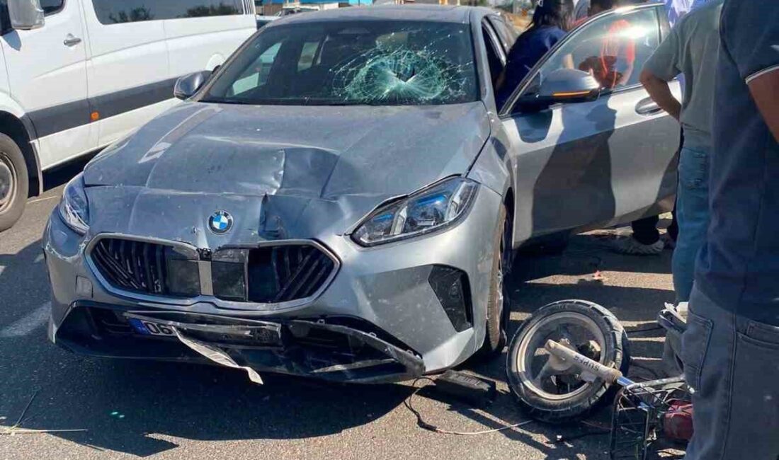 Şanlıurfa’nın Akçakale ilçesinde meydana gelen trafik kazasında, bir otomobil ile